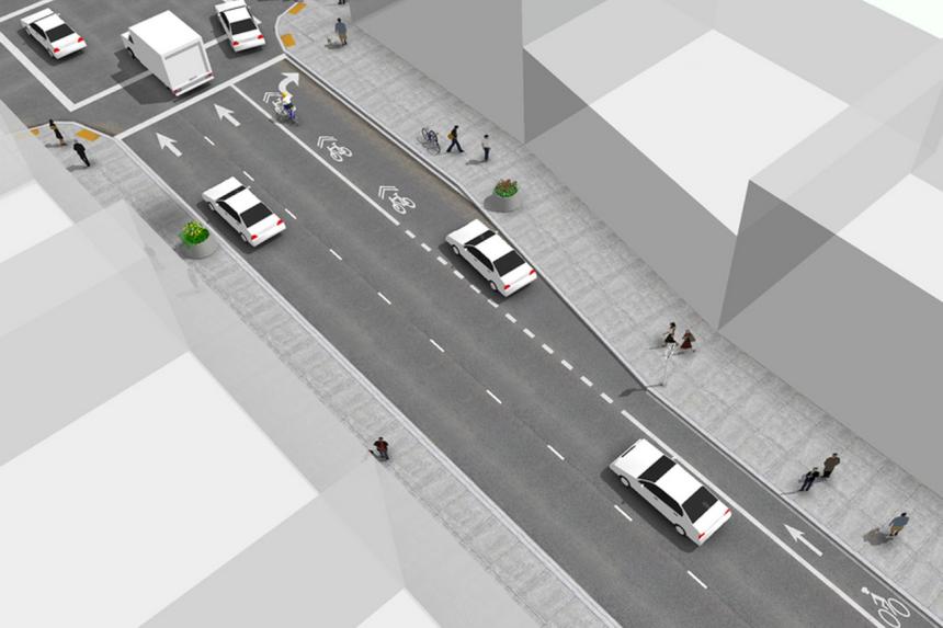 You guide to bicycle lane markings image