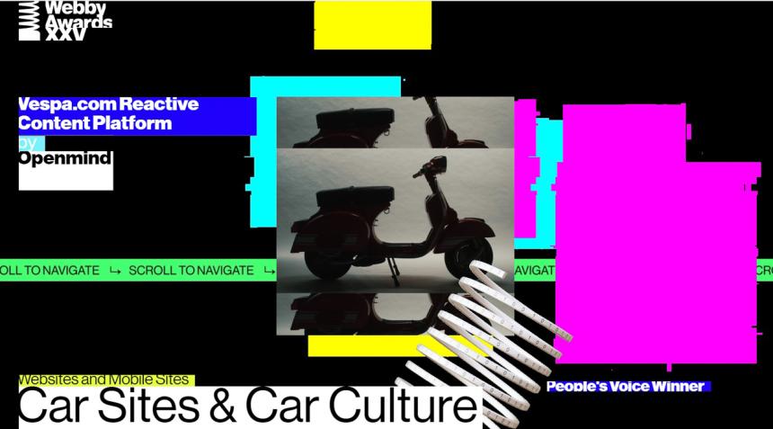 Vespa wins Webby Awards image