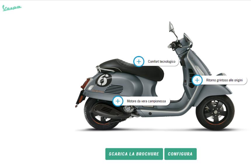 Vespa global site wins Webby Award image