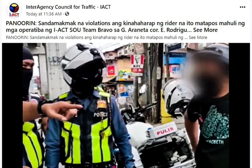 This rider has to pay at least 15K in fines image