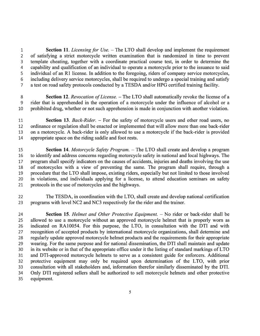 Comprehensive ‘Motorcycle Rights’ bill filed on senate image