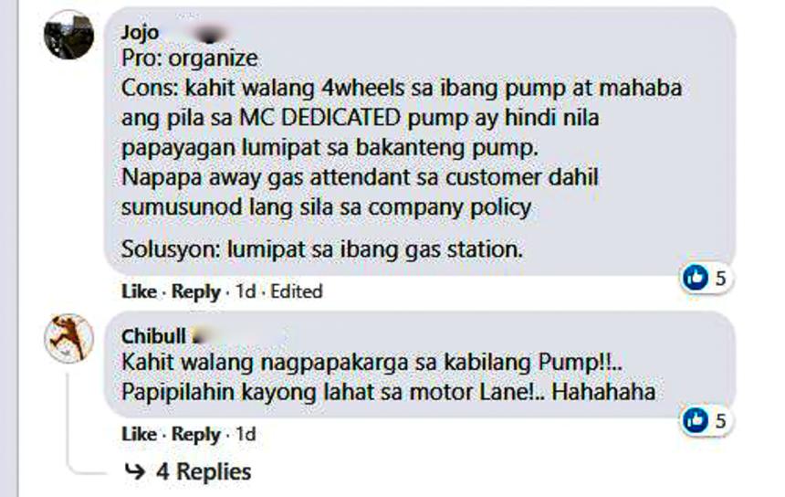Petron opens up ‘MC lane’ in select gas stations image