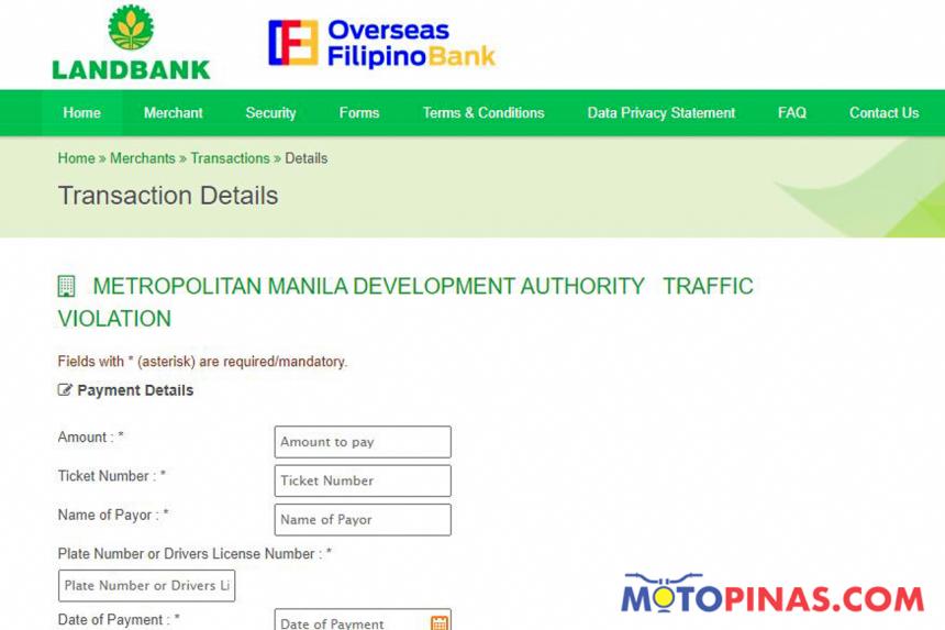 Pay your MMDA traffic violation fine at the comfort of your home image