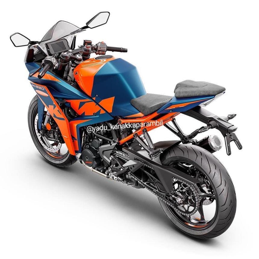 2022 KTM RC 390 accidentally revealed image