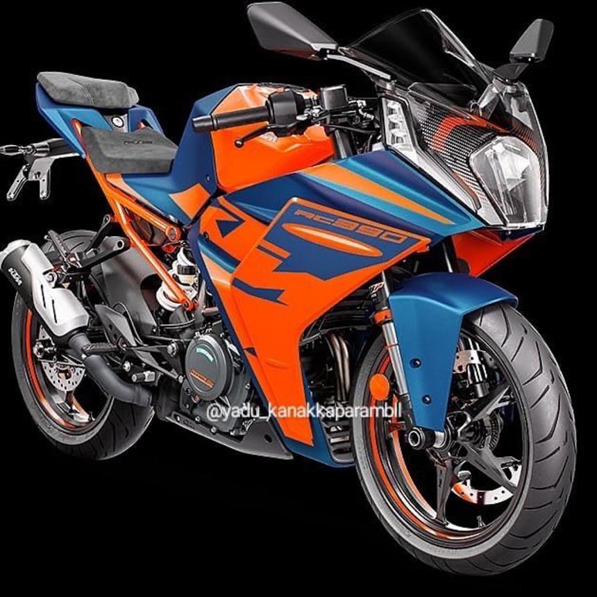 2022 KTM RC 390 accidentally revealed image