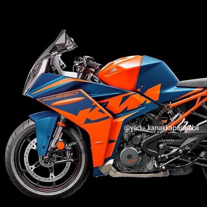 2022 KTM RC 390 accidentally revealed image