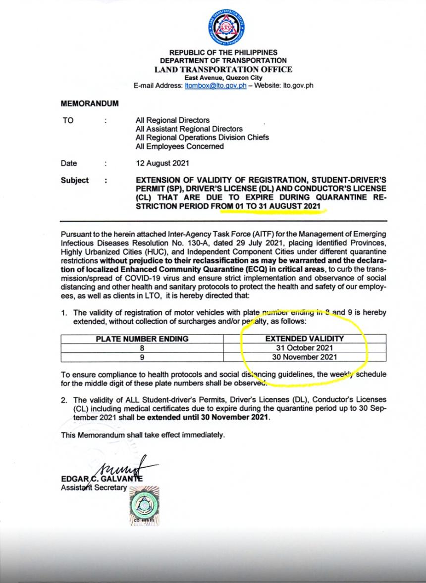 LTO extends registration, SPs and DLs image