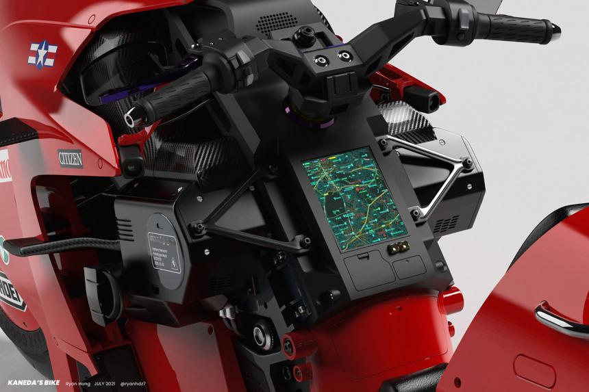 Designer reimagines iconic Akira motorcycle image
