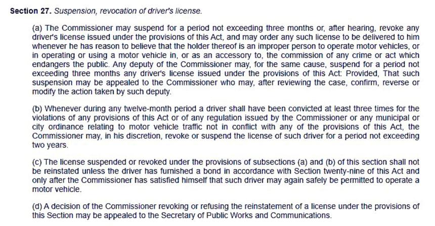 FYI: only the LTO chief can revoke a driver’s license image