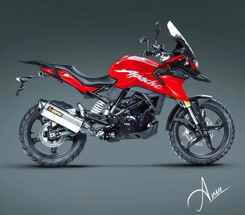 TVS busy working on 200cc ADV bike image