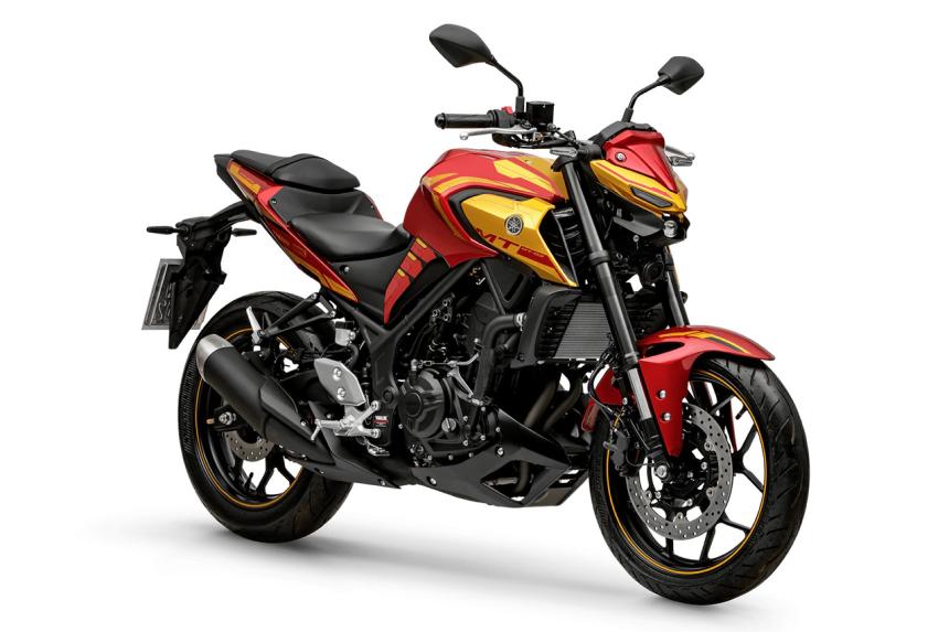 Yamaha creates Iron Man Edition MT-03 image