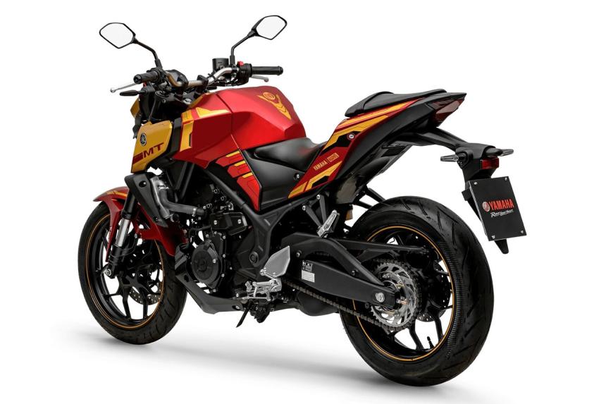 Yamaha creates Iron Man Edition MT-03 image