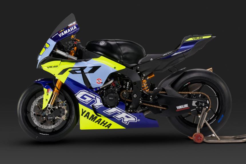 Yamaha gives VR46 this one-off R1 image