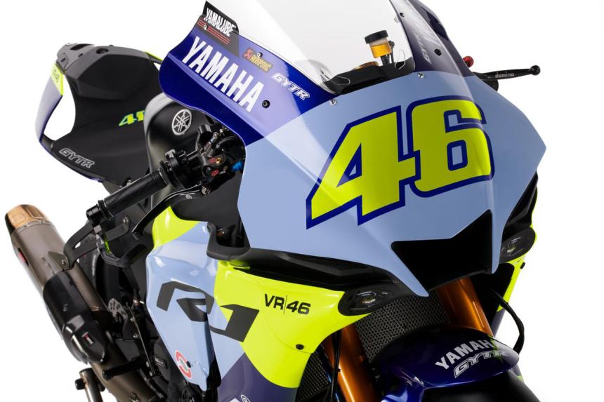 Yamaha gives VR46 this one-off R1 image