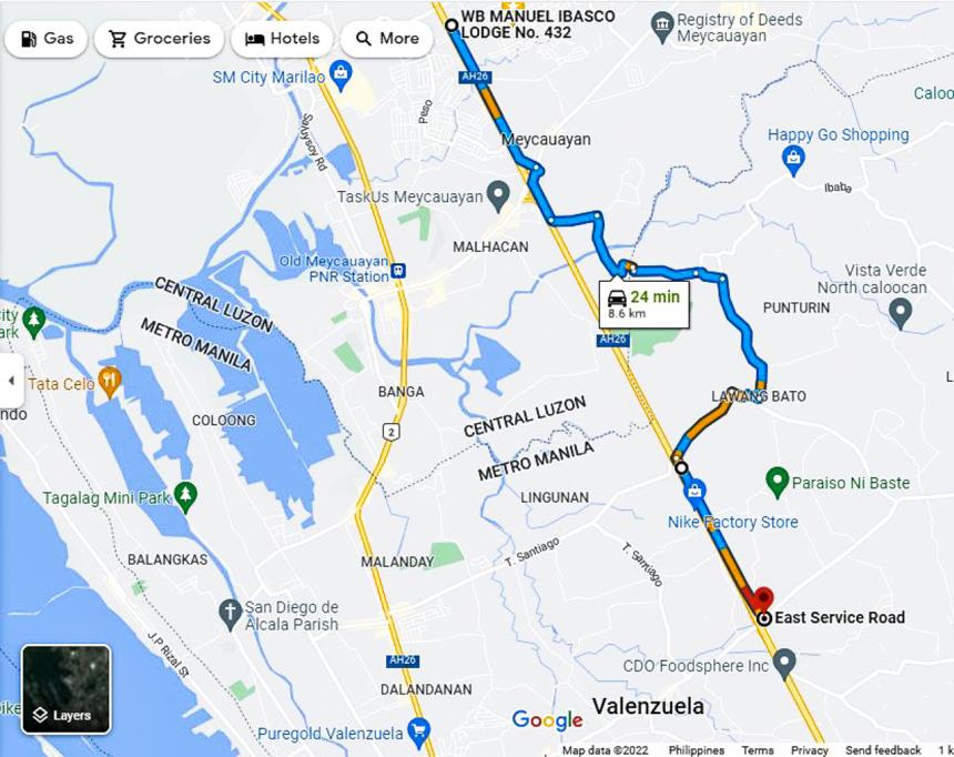 Meycauayan-Marilao East Service Rd now open image
