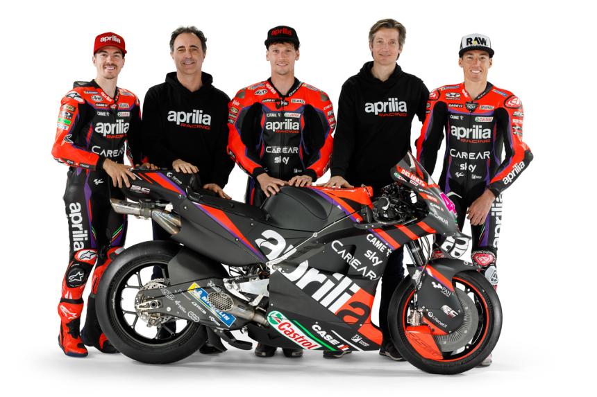 This is Aprilia’s race team for the 2023 MotoGP season This is Aprilia’s race team for the 2023 MotoGP season image