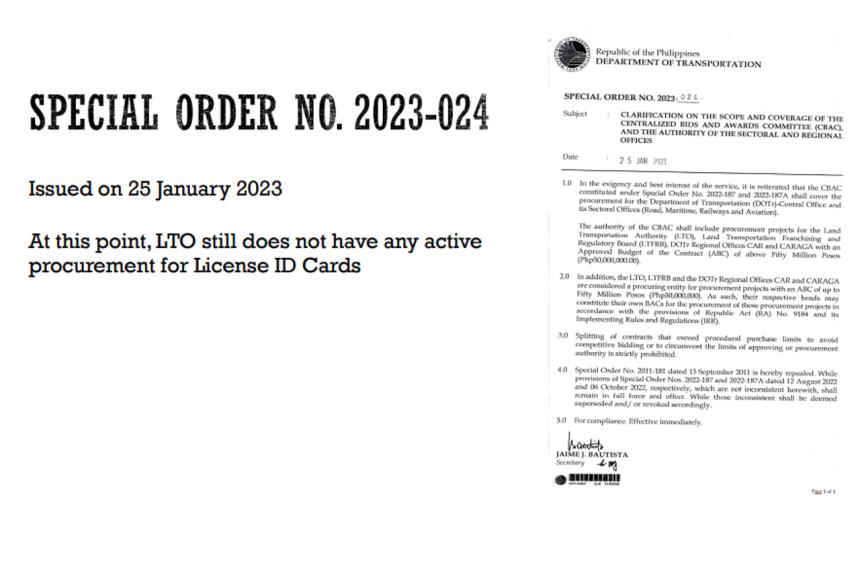 Insider: LTO “forgot” to procure new license cards Insider: LTO “forgot” to procure new license cards image