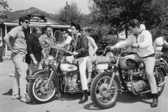 Elvis Presley and the Memphis Mafia Triumph Motorcycles Elvis Presley and the Memphis Mafia Triumph Motorcycles image