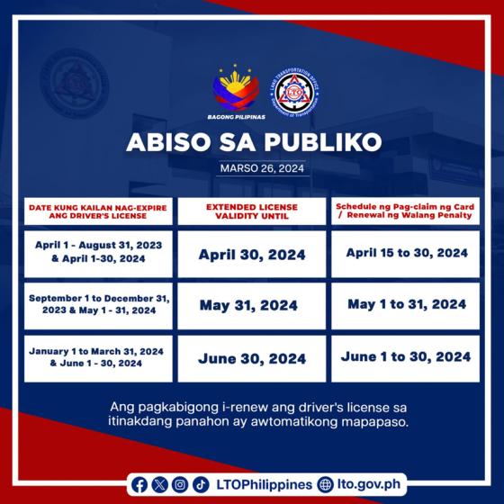 CA lifts injunction, LTO sets renewal sched for plastic card DLs CA lifts injunction, LTO sets renewal sched for plastic card DLs image