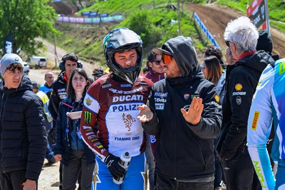Ducati Desmo450 MX podiums at latest Italian race image
