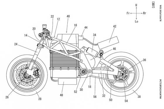 Patent suggests Yamaha is building an electric sportbike Patent suggests Yamaha is building an electric sportbike image