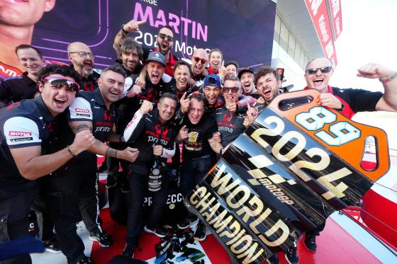 Jorge Martin crowned 2024 MotoGP champion image