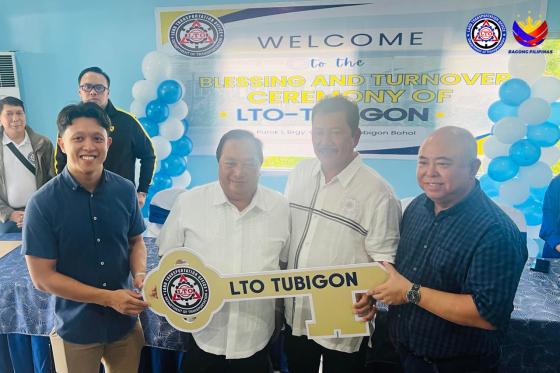 LTO Tubigon Extension Office now open LTO Tubigon Extension Office now open image