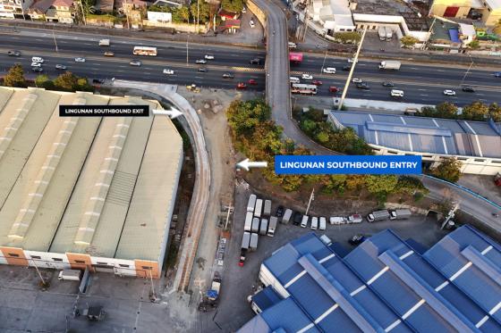 NLEX constructing new southbound Valenzuela entry ramp image