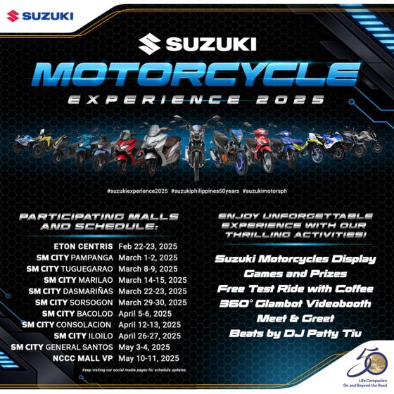 Suzuki kicks off nationwide Suzuki Motorcycle Experience Suzuki kicks off nationwide Suzuki Motorcycle Experience image
