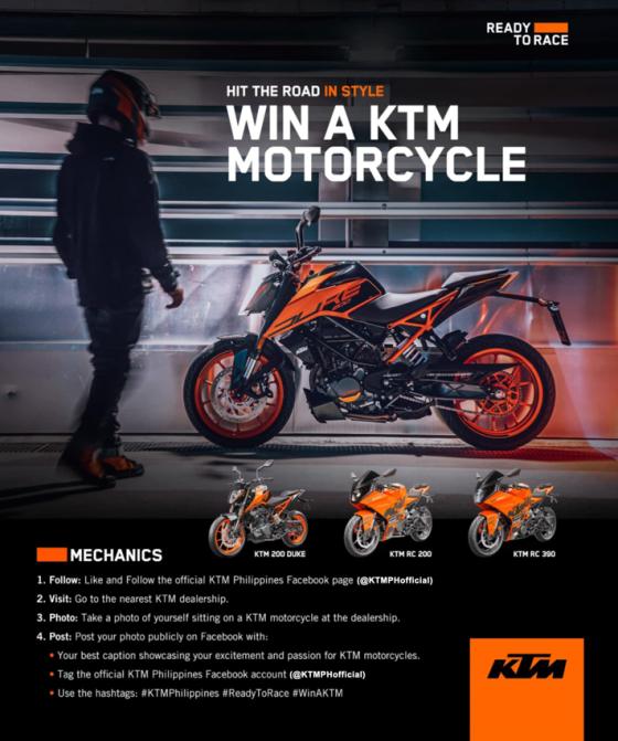 KTM PH wants you to win a brand new expressway-legal RC 390 image