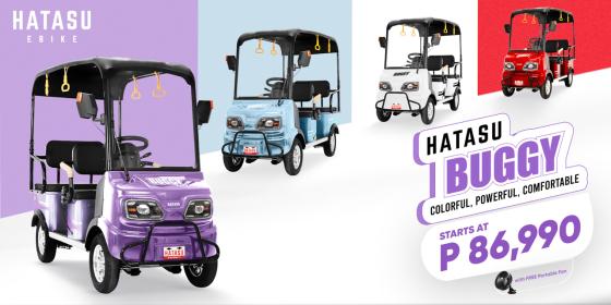 HATASU launches Buggy 4-wheeler e-bike, SRP PHP 86,990 HATASU launches Buggy 4-wheeler e-bike, SRP PHP 86,990 image