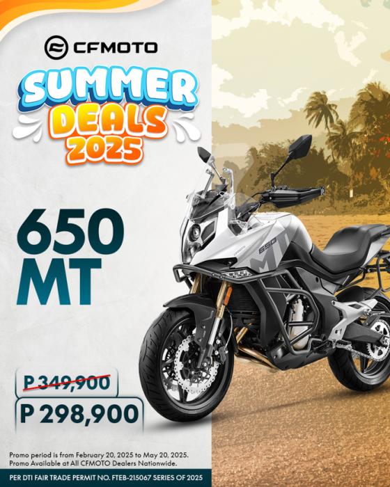 CFMOTO PH offering up to PHP 51K discount on select models image