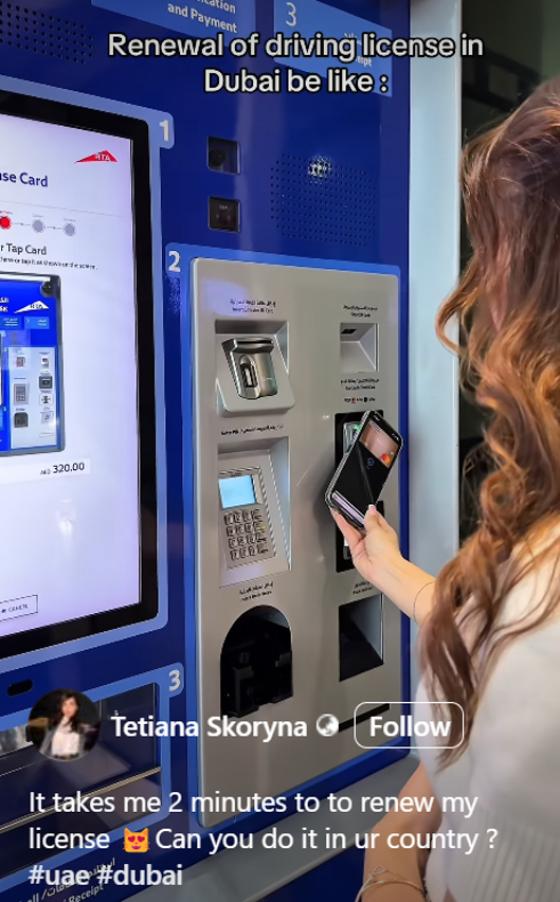 Tiktoker share 2-minute driver’s license renewal in Dubai Tiktoker share 2-minute driver’s license renewal in Dubai image