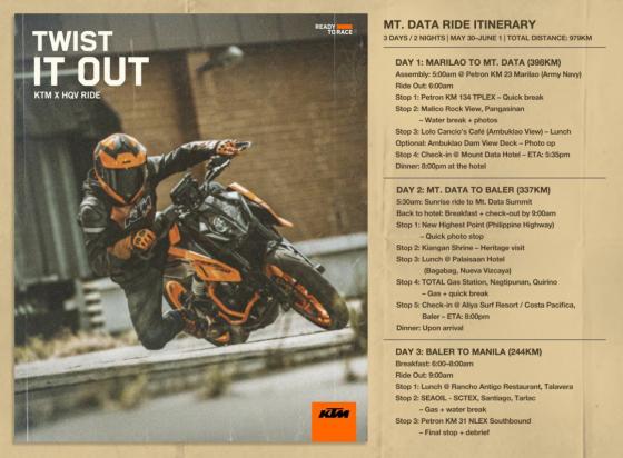 KTM PH invites you to a 3-day adventure in Mt. Data, Baler KTM PH invites you to a 3-day adventure in Mt. Data, Baler image