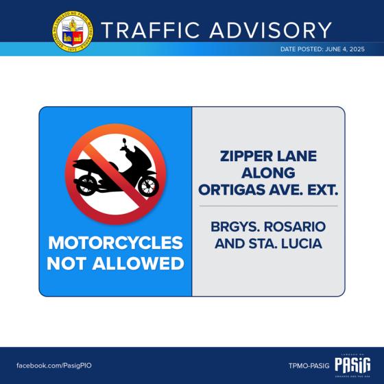 Pasig City: ‘kamote’ riders to blame for zipper lane ban on motorcycles image