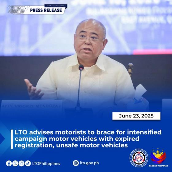 LTO to target dilapidated, unregistered vehicles in nationwide ops image