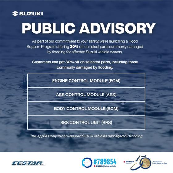 From R150 to marine: Suzuki sends relief to flood victims image