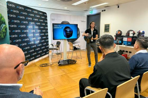 2025EICMA: Cardo Systems unveils hi-tech Beyond Helmet 2025EICMA: Cardo Systems unveils hi-tech Beyond Helmet image