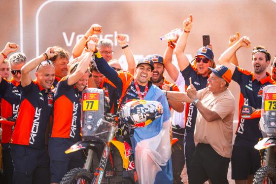 Benavides wins 2026 Dakar by a mere 2-seconds vs Brabec Benavides wins 2026 Dakar by a mere 2-seconds vs Brabec image