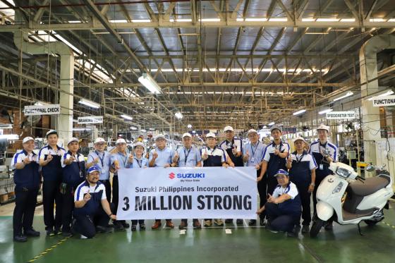 Suzuki PH rolls out 3 millionth motorcycle from assembly line Suzuki PH rolls out 3 millionth motorcycle from assembly line image
