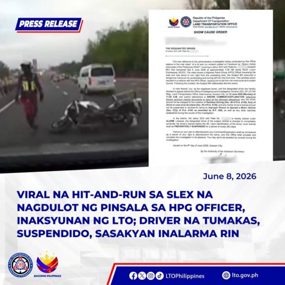 SUV driver sought in viral hit-and-run with HPG rider image