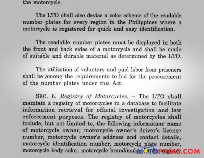 Doble Plaka Law deadline: June 30 2019 to re-register motorcycles image