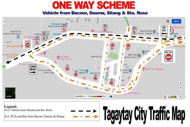 Tagaytay City one-way traffic scheme starting tomorrow, April 13 image