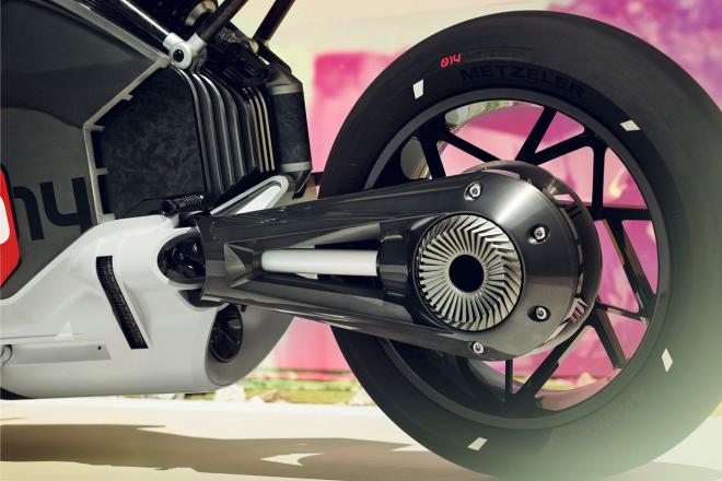BMW creates electric bike with boxer engine look image
