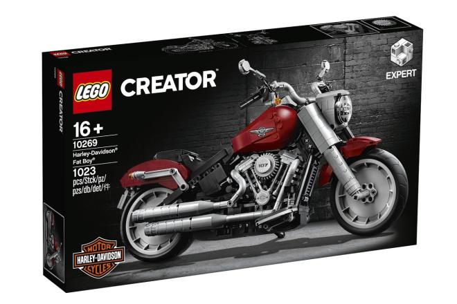 Lego reveals Harley-Davidson Fat Boy Creator Expert model image
