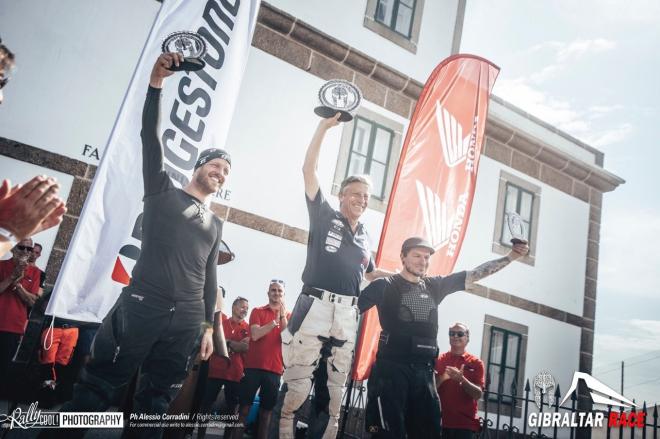Renato Zocchi wins Gibraltar on a Honda X-ADV scooter, beating the KTM enduros image