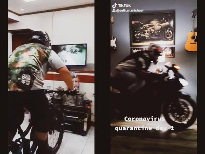 These are the things that riders do when they are bored image