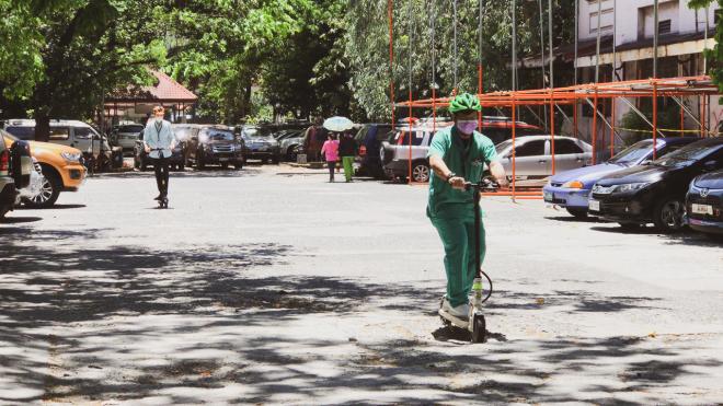 e-Scooter community lends their rides to frontliners image