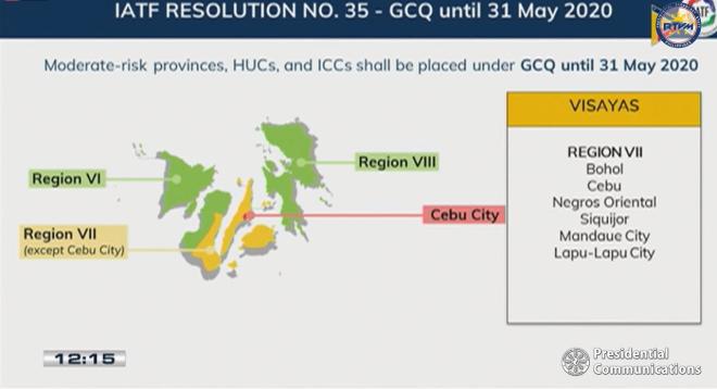 GCQ, ECQ, no CQ: Official list of areas and quarantine levels image