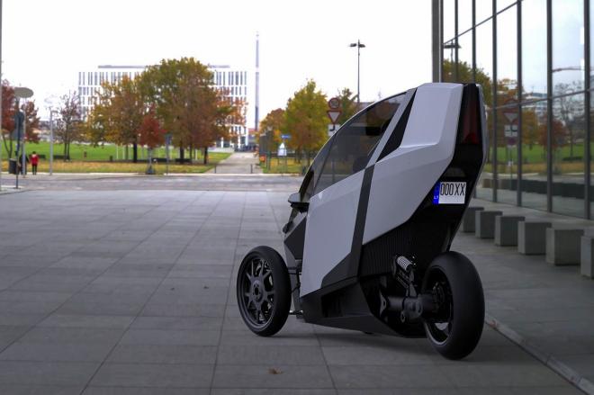 This 3-wheeler could be the ultimate physical-distancing bike image
